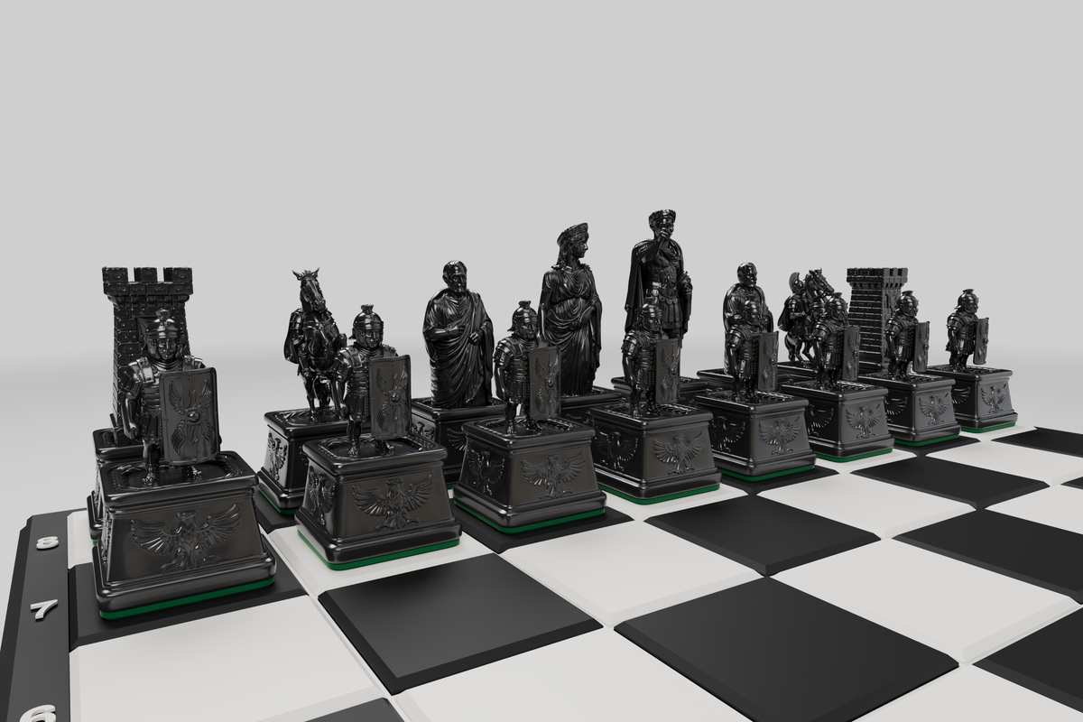 Coffret d'échecs Rome Antique — photo 3