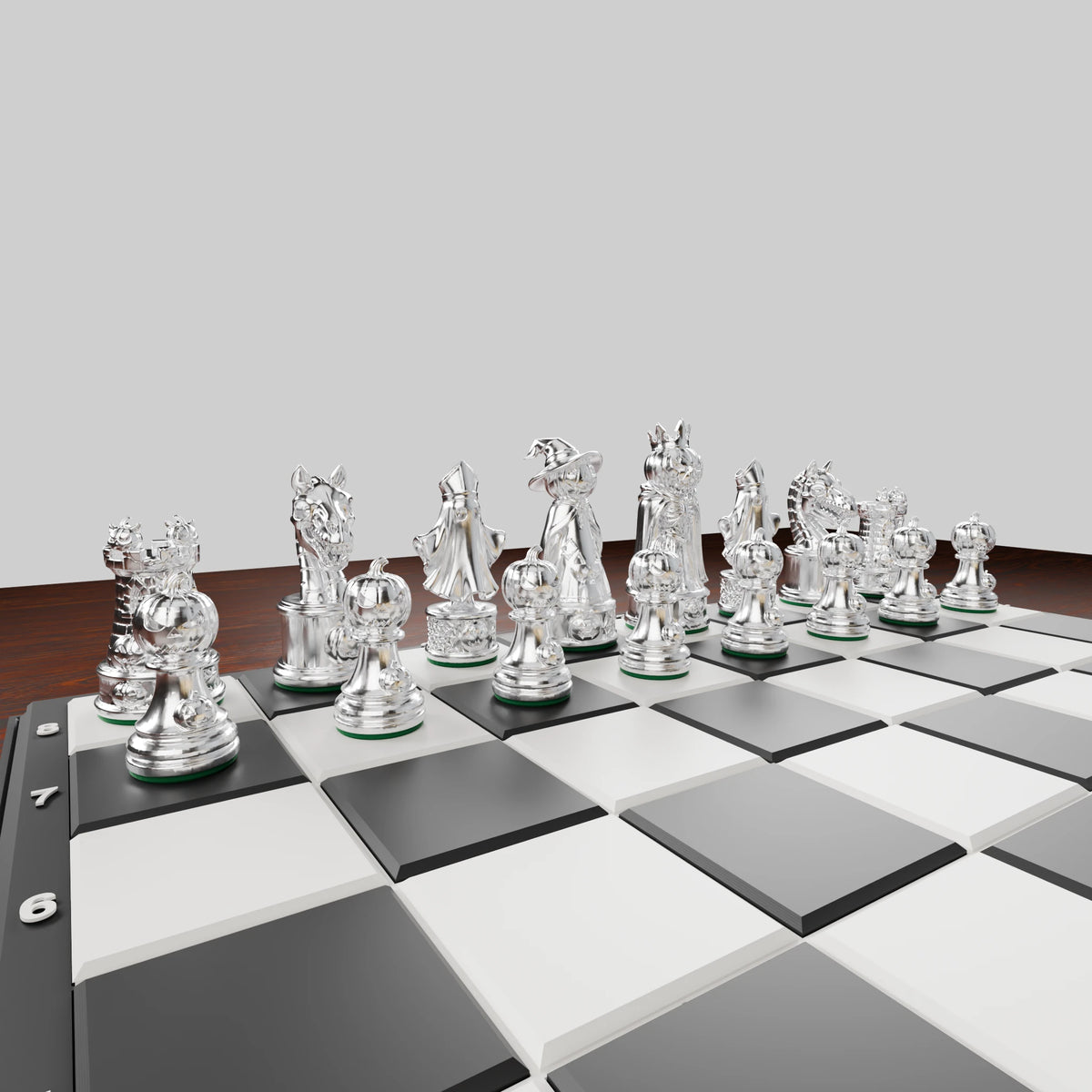 Pièces d'échecs Halloween — set de 32