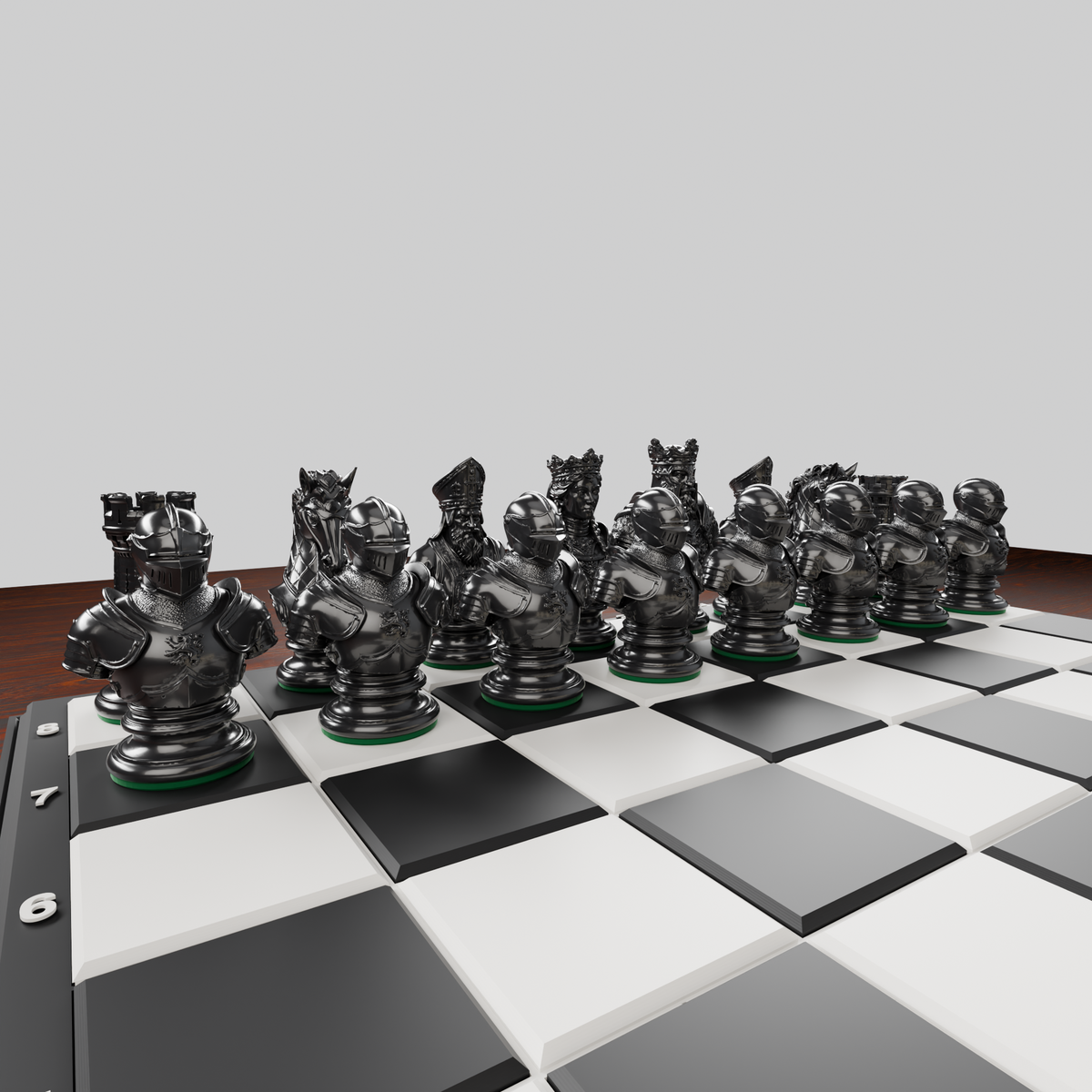 Coffret d'échecs Médiéval — photo 2