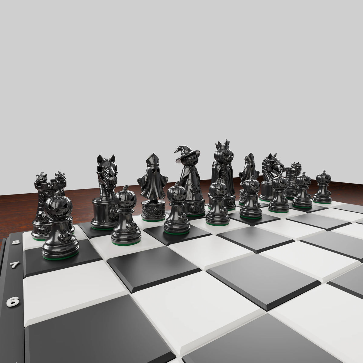 Jeu d'échecs Halloween — pack complet