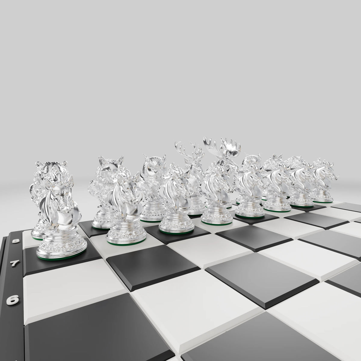Forest Beasts Chess Set — complete pack