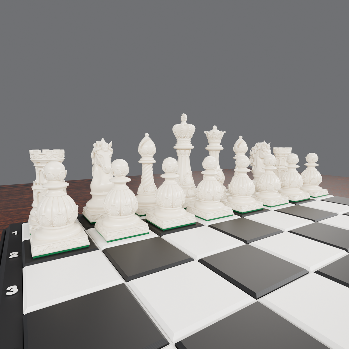 Jeu d'échecs Baroque — pack complet