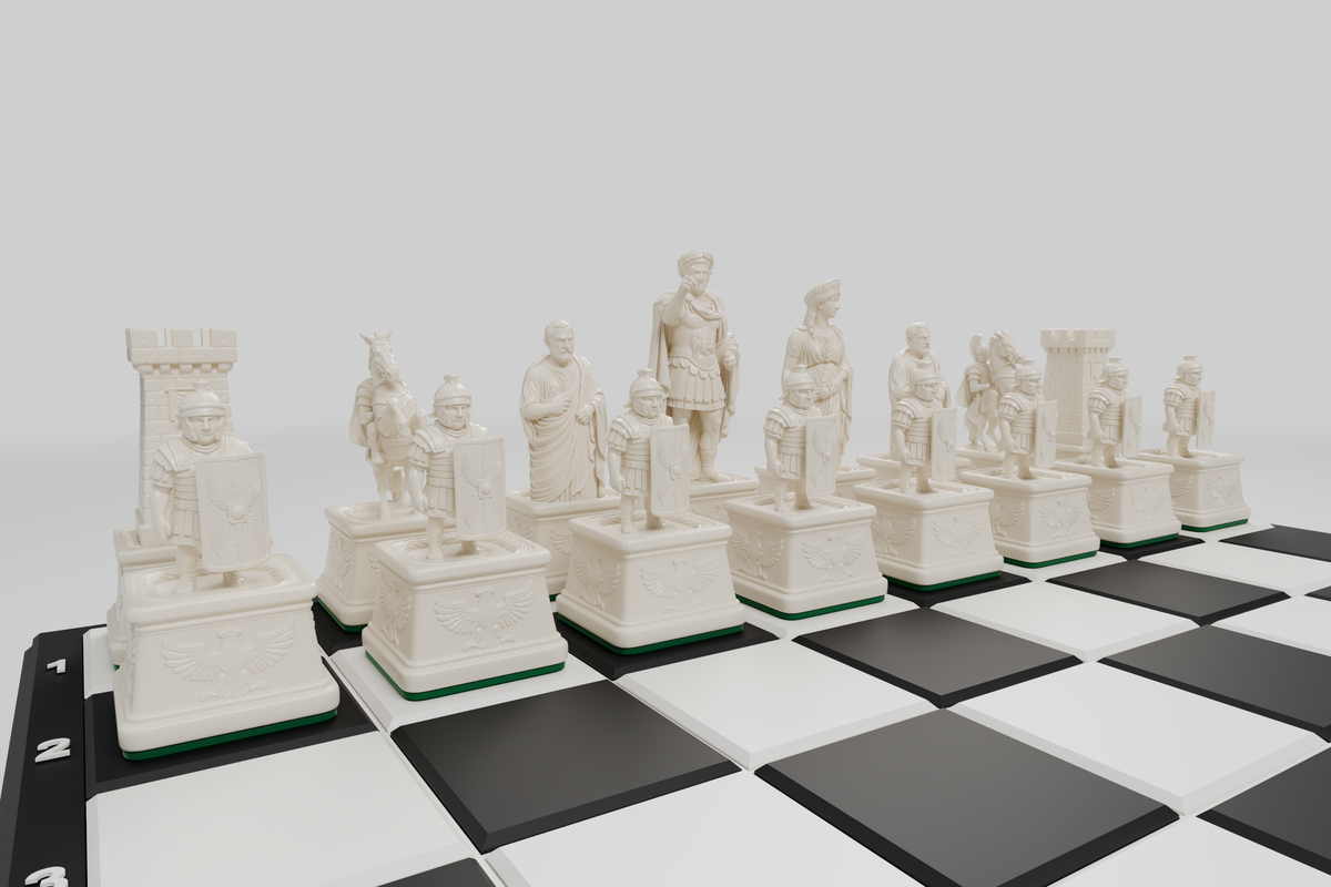 Pièces d'échecs Rome Antique — photo 5