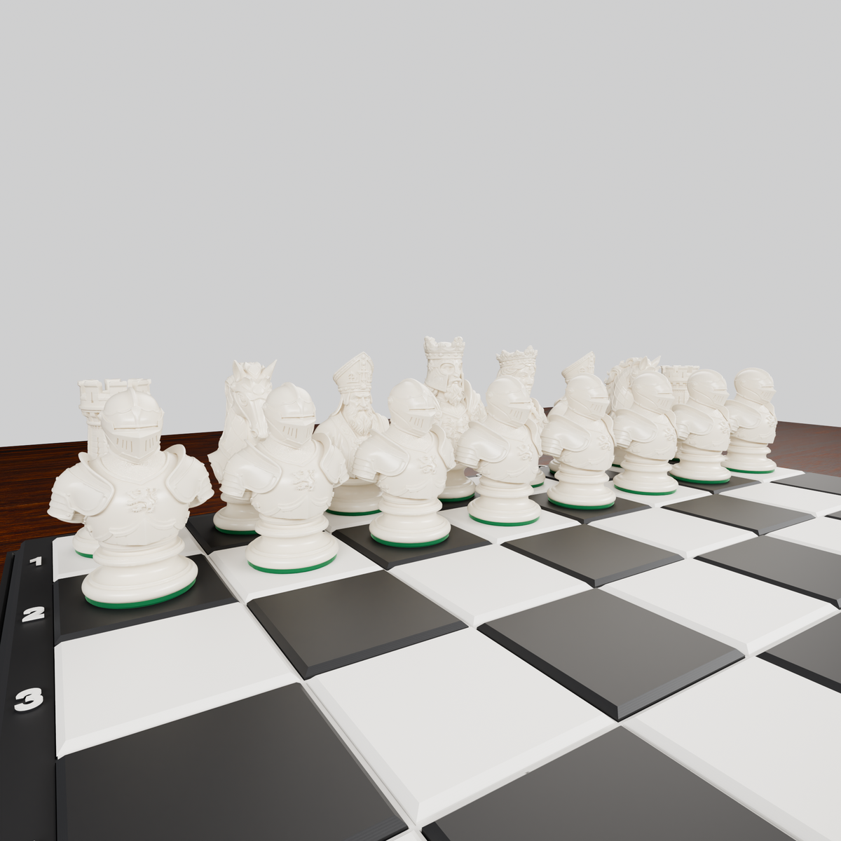 Coffret d'échecs Médiéval — photo 3