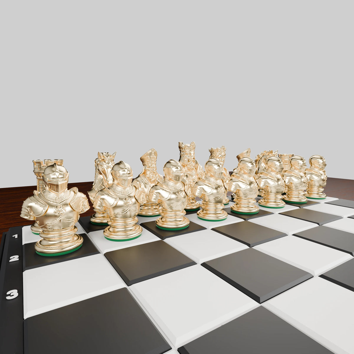 Jeu d'échecs Médiéval — pack complet