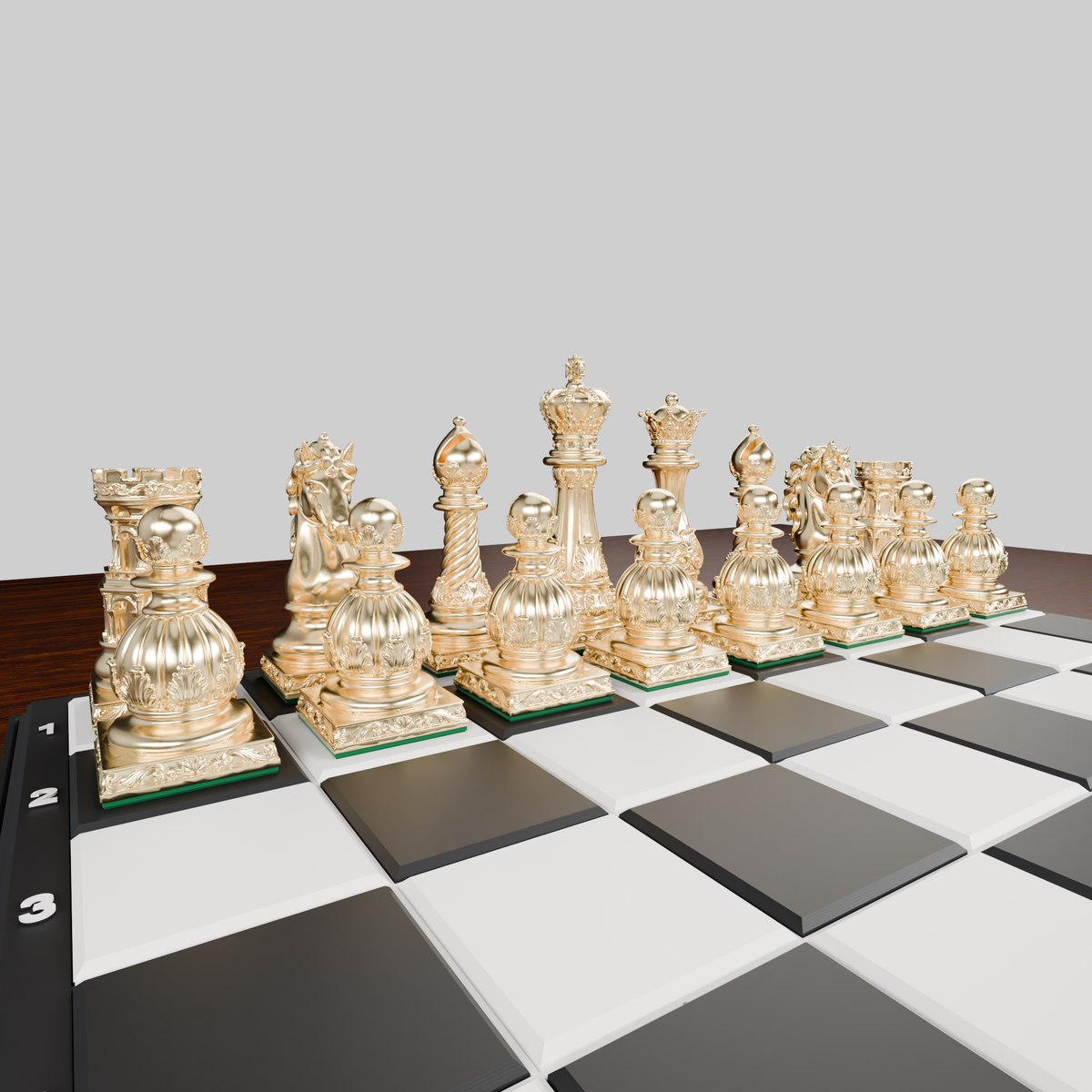 Jeu d'échecs Baroque — pack complet