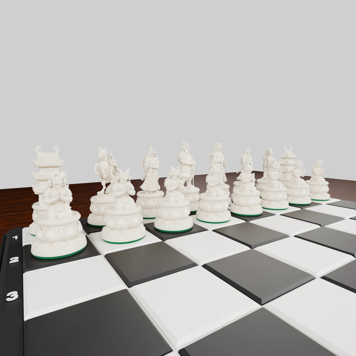 Jeu d'échecs Samouraï — pack complet