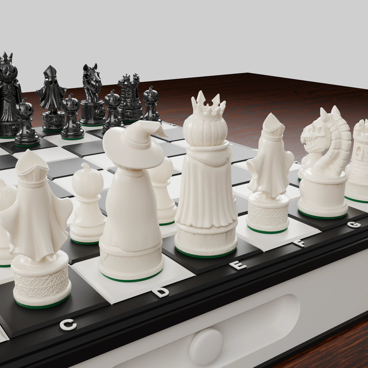 Jeu d'échecs Halloween — pack complet