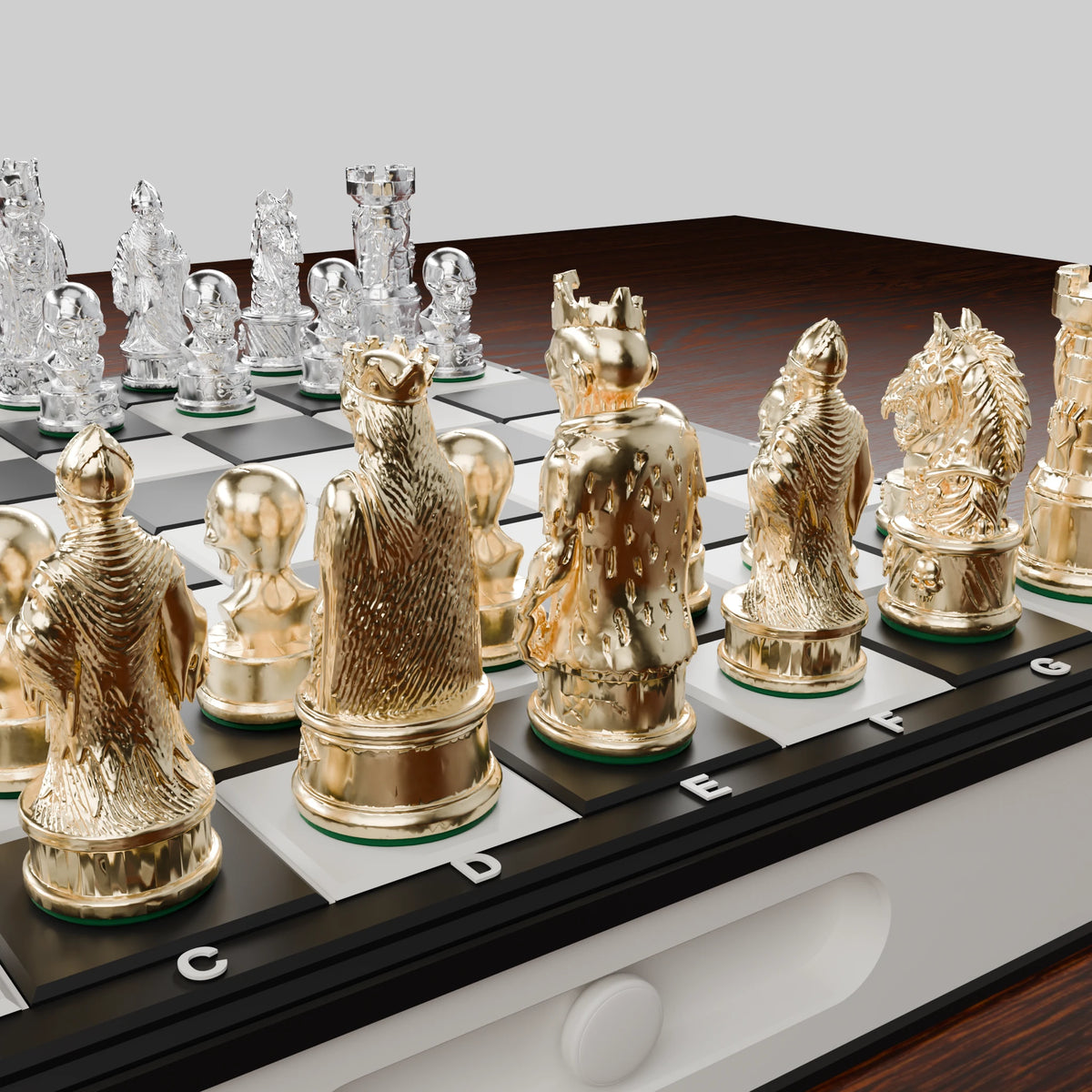 Pièces d'échecs Zombies — set de 32